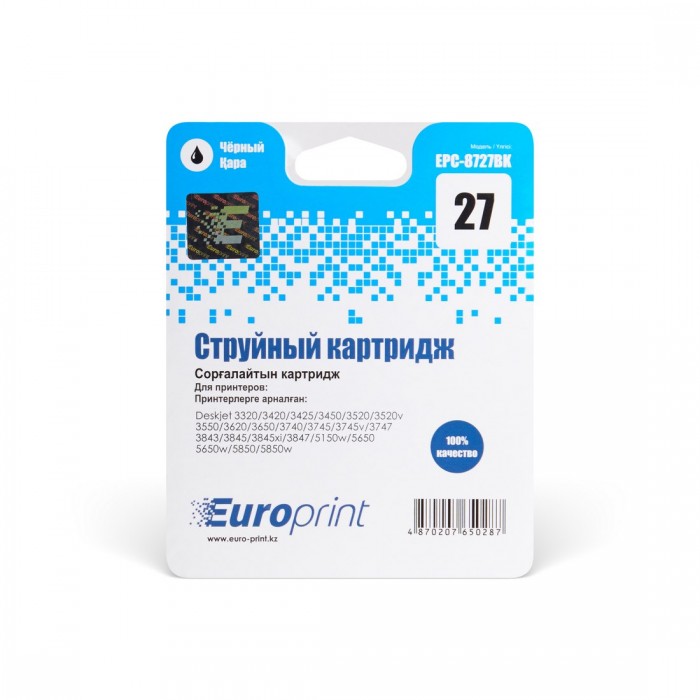 Картридж Europrint EPC-8727BK (№27) - истек срок годности