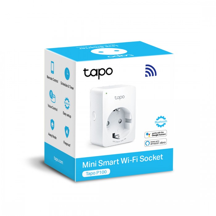 Умная мини Wi-Fi розетка TP-Link Tapo P100(1-pack)