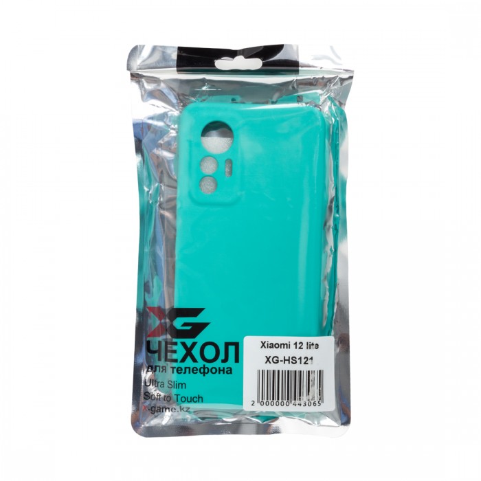 Чехол для телефона X-Game XG-HS121 для Xiaomi 12 Lite Силиконовый Лазурный