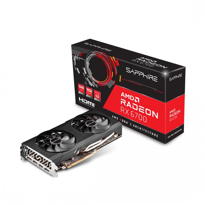 Видеокарта Sapphire RADEON RX 6700 GAMING OC 10G (11321-03-20G)